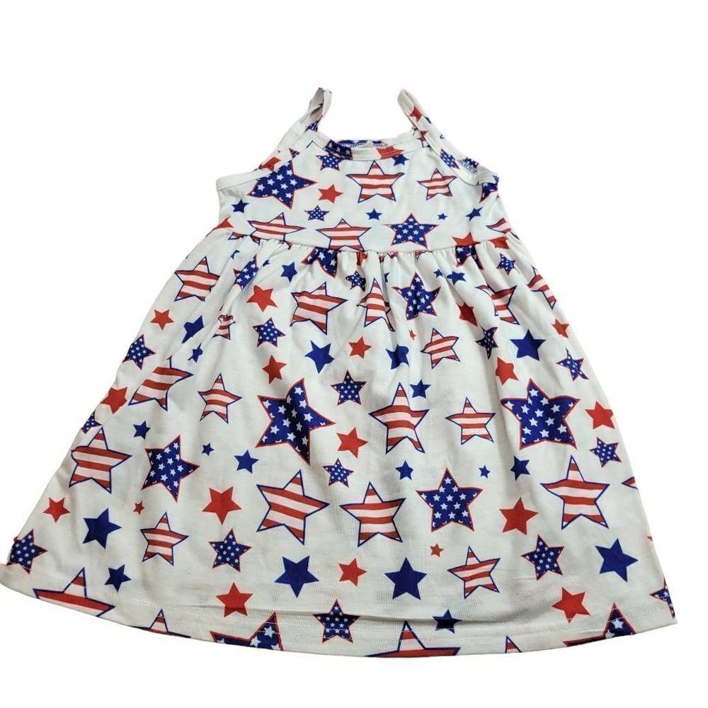 Patriotic star sundress 2T 90